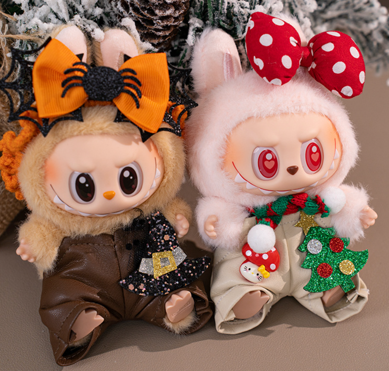 Halloween bowtie dress | Labubu outfit (no figure included)