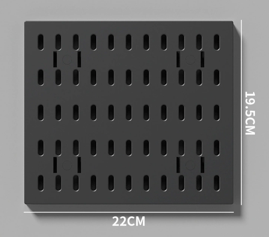 Pop mart figure Pegboard combination knit black and white