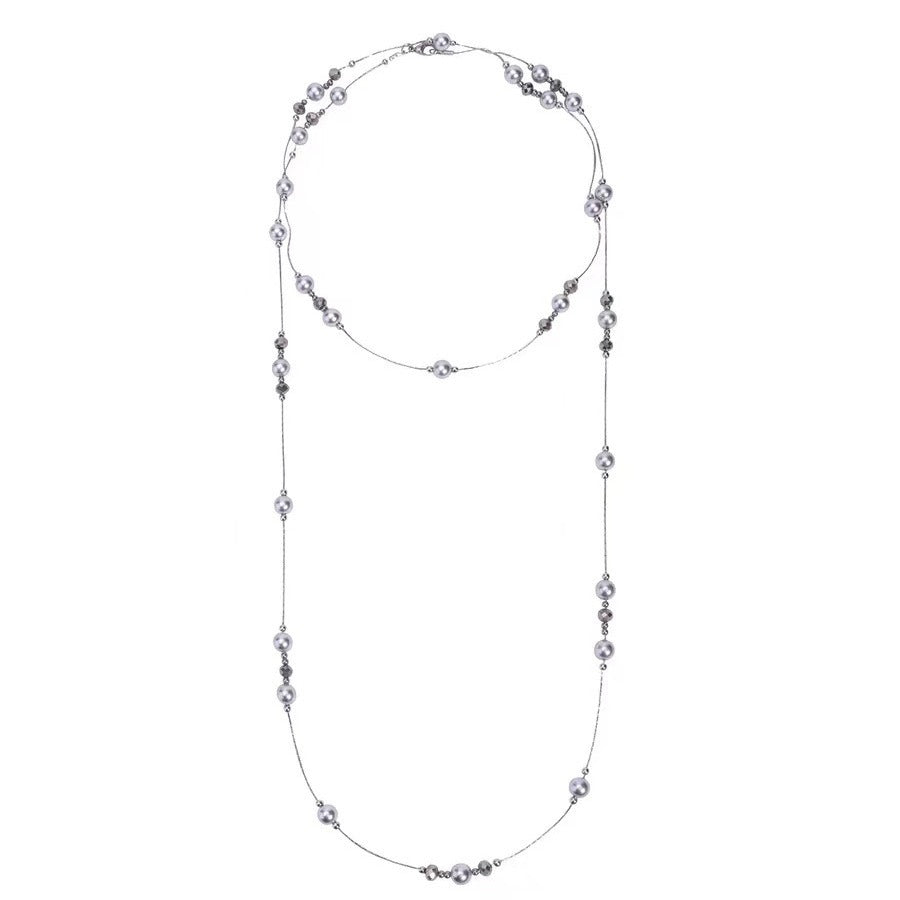 Gray Pearl Necklace
