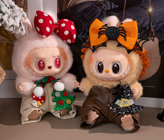 Halloween bowtie dress | Labubu outfit (no figure included)