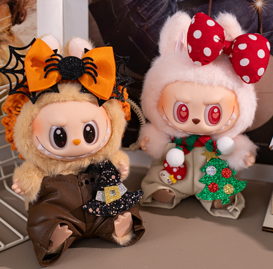 Halloween bowtie dress | Labubu outfit (no figure included)