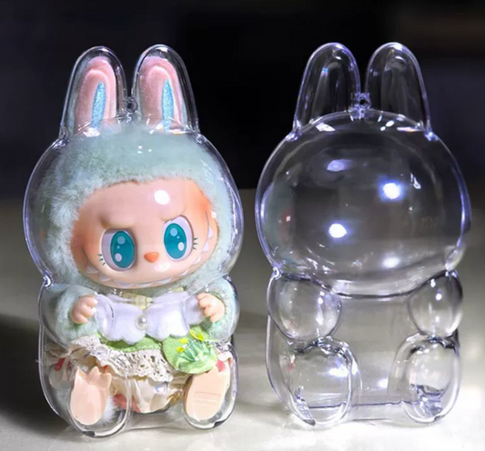 Protective Display Case for Labubu have a seat series