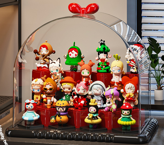 Dustproof showcase for Collectibles for mini pop mart action figure