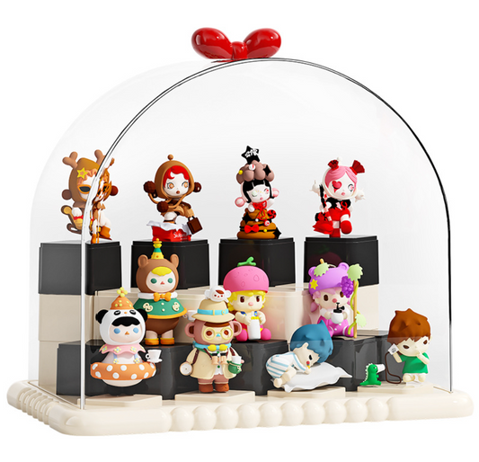 Dustproof showcase for Collectibles for mini pop mart action figure