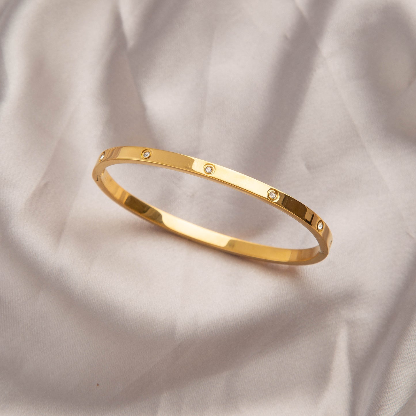 Gold Titanium Steel Bracelet
