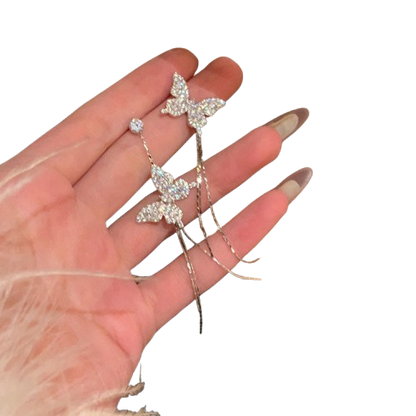 Butterfly Tassel Earrings