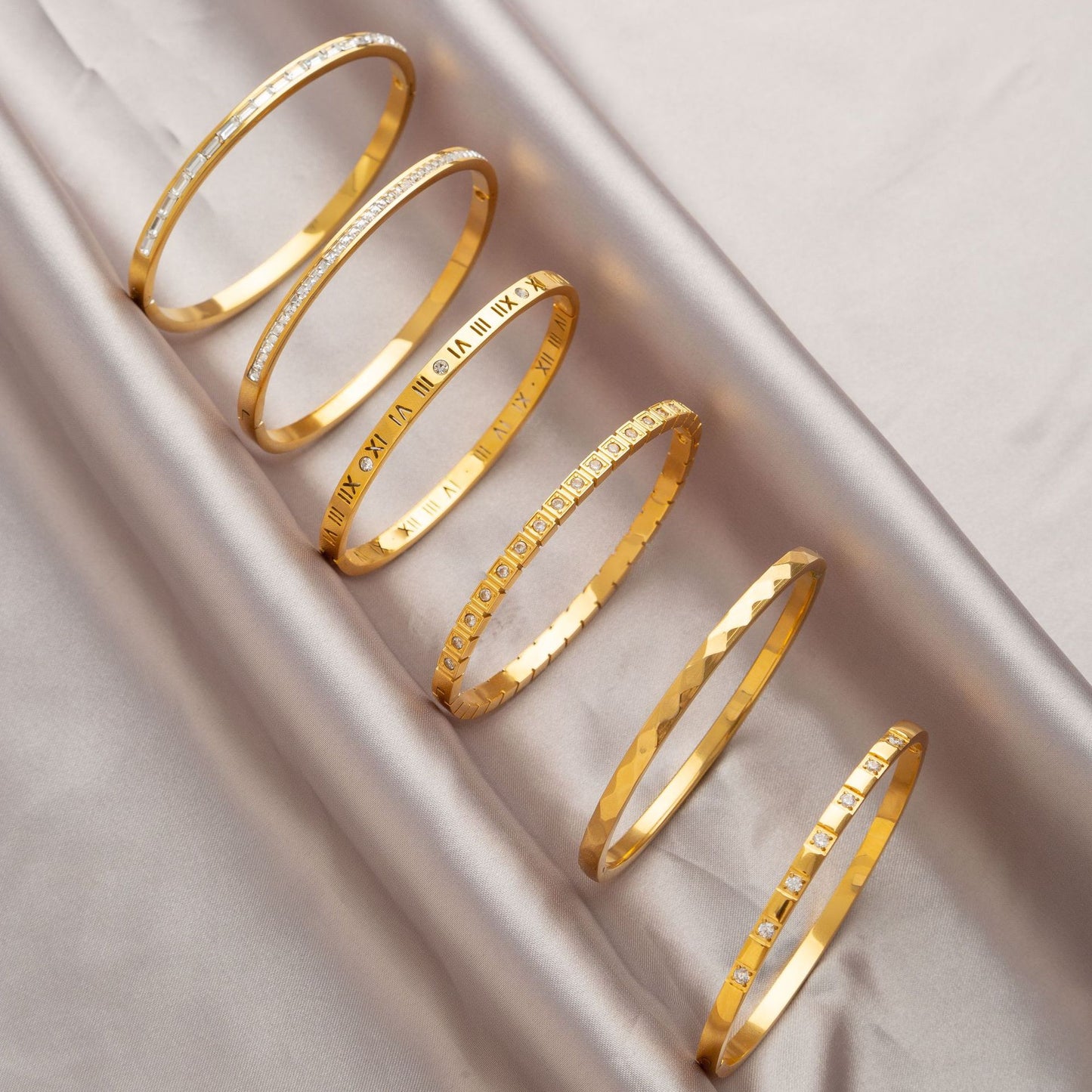 Gold Titanium Steel Bracelet