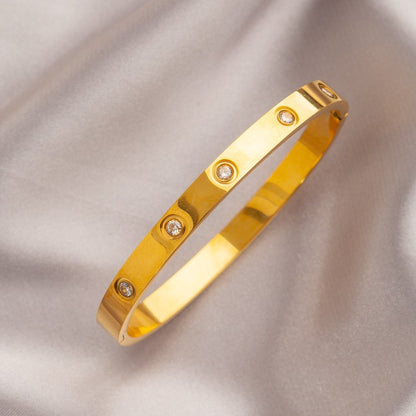 Gold Titanium Steel Bracelet
