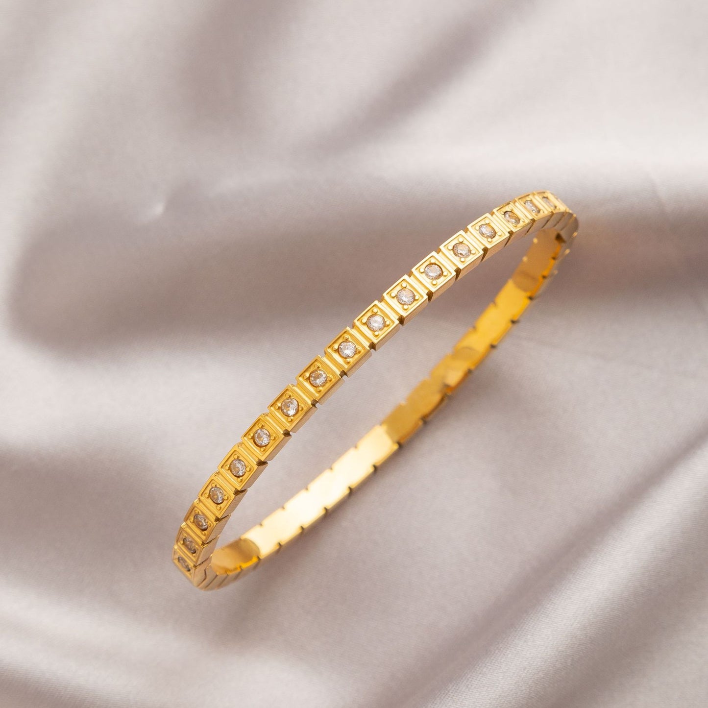 Gold Titanium Steel Bracelet
