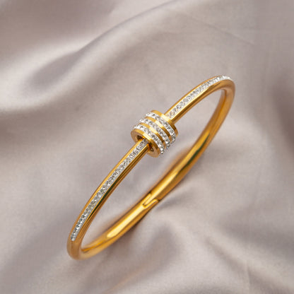 Gold Titanium Steel Bracelet