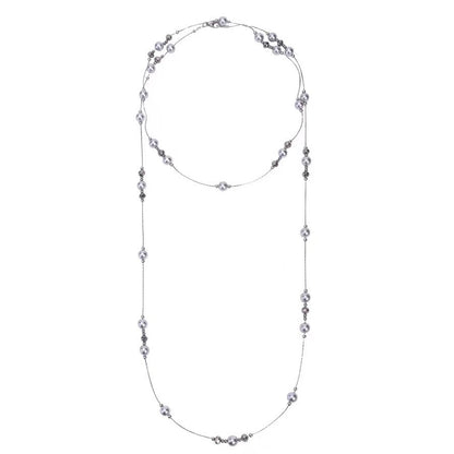 Gray Pearl Necklace