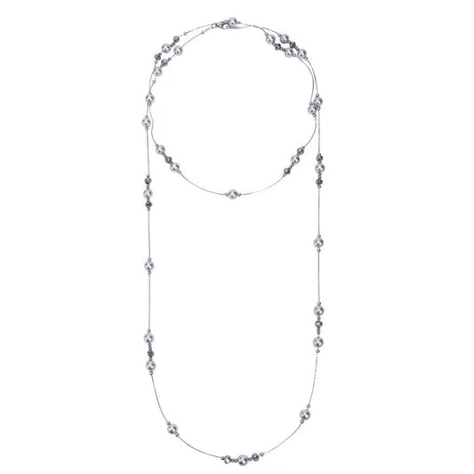 Gray Pearl Necklace