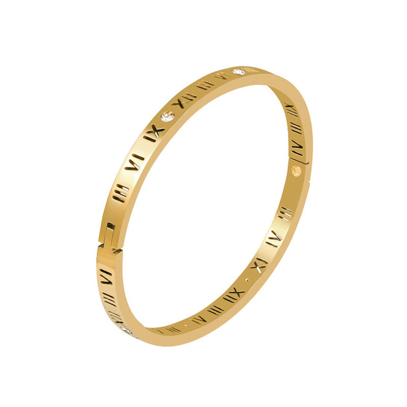 Gold Titanium Steel Bracelet