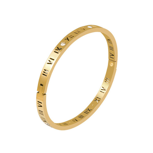 Gold Titanium Steel Bracelet