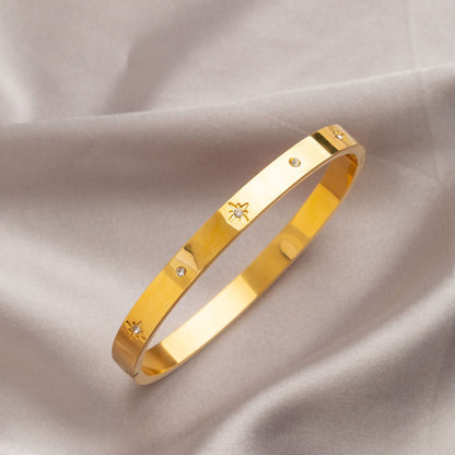 Gold Titanium Steel Bracelet