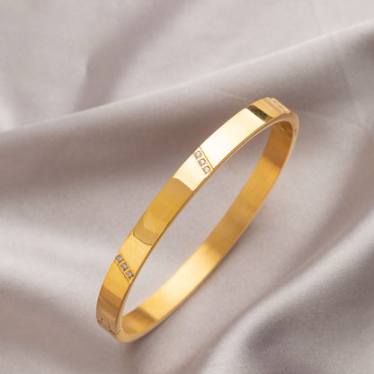 Gold Titanium Steel Bracelet